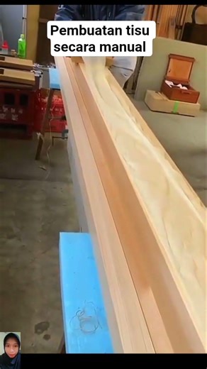manual tissue making process #shortvideo
