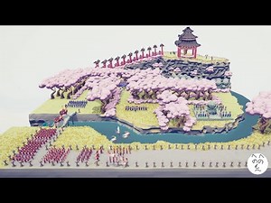 Shogun's Sakura Maze Death Run in TABS Map Creator Totally Accurate Battle Simulator