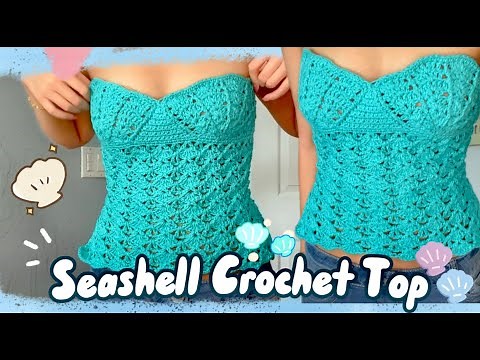 Seashell Crochet Top | Tutorial