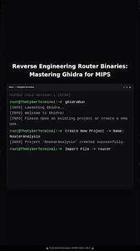 Reverse Engineering Router Binaries with Ghidra for MIPS Arch