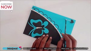 Easy handmade New Year greeting card tutorial