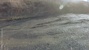 Quarry for loading ash and slag