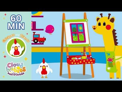 Messy Play & Holiday Fun | Chickpea & Friends | 1 Hour Compilation | Cloudbabies & Friends