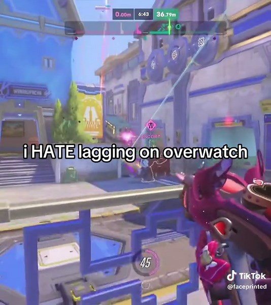 Struggling with Lagging in Overwatch: A Gamer's Woe