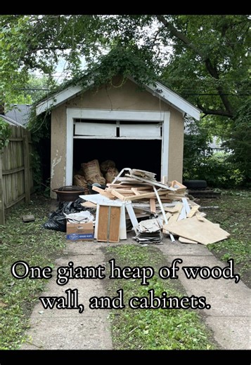 This is what renovation reality looks like. #startmessy #dumpstercore #kitchenrenovationonabudget #1925Bungalow#midwestlife