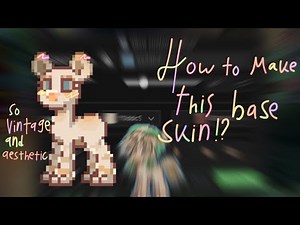 How to make base aesthetic skin ⁉️ | ponytown skin | ponytown ideas