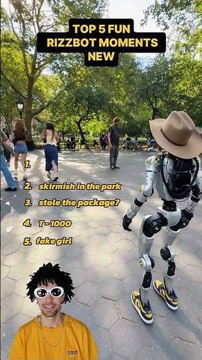 Ranking funniest robot moments! 😂 Watch Rizzbot bring the ultimate rizz in Austin, Texas