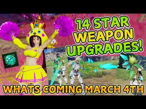 [PSO2 NGS] 14 Star Weapon Upgrades! Whats Coming? | Patch Notes Rundown - March 4th 2026