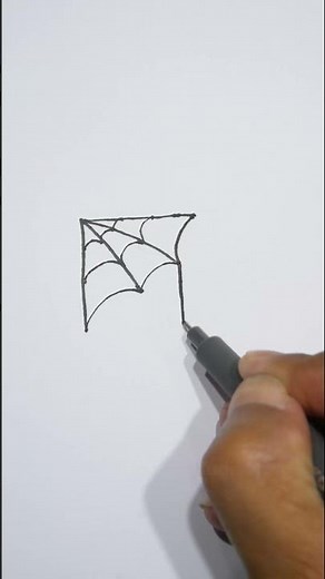 halloween things to draw - day 14 - spider 🕸 #drawing #halloween