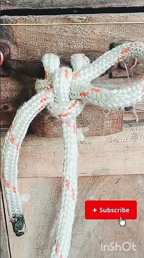 This video shows different types of rope 👍 #craft #outdoors #skills