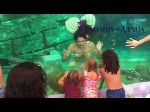 Real Mermaids at Yas Waterworld!