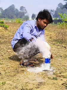 Dry Ice Bottle Experiment Boom | ScienceFunChemistry Blast TestDRY ICE BOTTLEBLASTPower Of Dryice