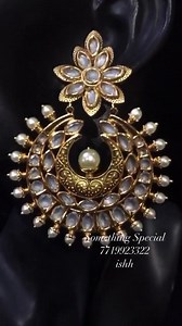 Jewellery that stands the test of time and trend.... Rich n Royal guaranteed antique gold plated heritage earrings with mint green Polki and outlined with pure pearls.... Size n Fit as shown on life size mannequin face! To book this click on the link https://wa.me/message/KA5EVKQ7MGKCE1 and mention antique Polki Earring | Something Special Pune | Facebook
