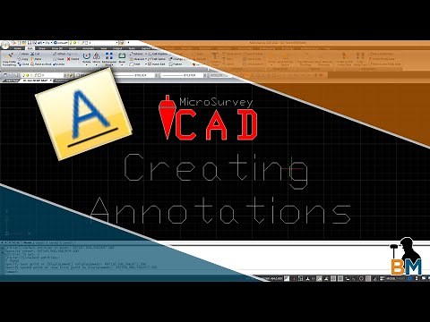 MicroSurvey CAD How to: Create Annotations | Bench Mark