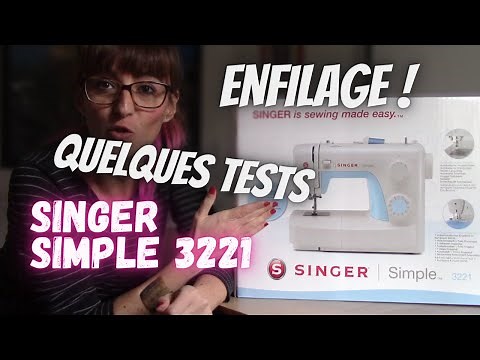 Comment enfiler la machine à coudre Singer Simple 3221