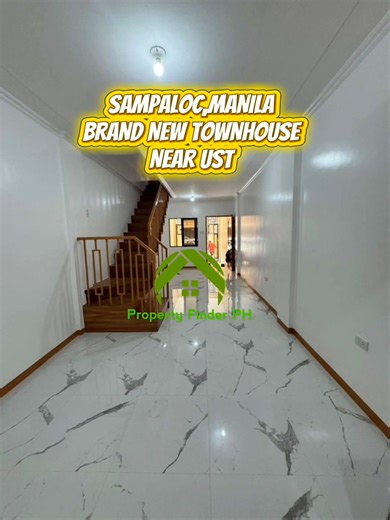 SAMPALOC,MANILA NEAR UST -FOR SALE ONLY- BRAND NEW 2 STOREY TOWNHOUSE 50sqm Lot Area 100sqm Floor Area 3 Bedrooms 2 T&B 1 Car Garage Very Accessible area Wide Road Flood Free Area For more details Pls DM us!! | Property Finder PH