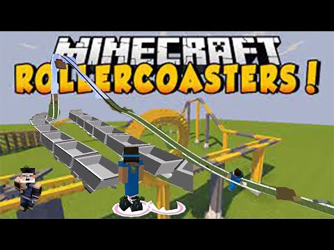 MOD MINECRAFT ROLLER COASTER || ExRollerCoaster Mod 1.7.10 (Wilderness Run)