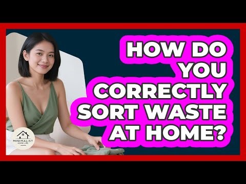 How Do You Correctly Sort Waste At Home?