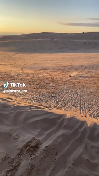Jumping the Traxxas UDR at Silver Lake Sand Dunes