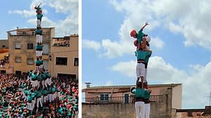 Incroyable : ils forment une tour humaine de sept étages