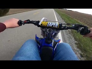 YZ80 Top Speed Run.