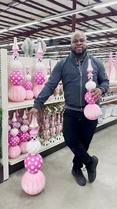 Love pink? Get ready for Easter with the 24" Resin Finial Royal Topiary https://www.carolinapottery.com/24-resin-finial-royal-topiary #easter #decor #decorate #spring #pink | Carolina Pottery