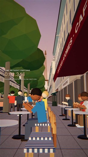 What if protons disappeared for just 5 seconds? #shorts #physics #science #whatif #animation