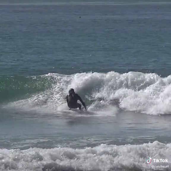 Beau Cram's Trestles Tornado on Catchsurf Finless Beater Board