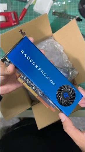 Unboxing & Installation AMD Radeon Pro WX 4100 4GB GDDR5 128 bit Graphics Card Low Profile #gpu #amd