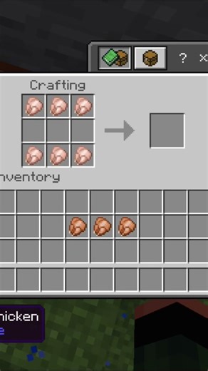HUNGER BAR IN MINECRAFT|HUNGER BAR RECIPE| #minecraft #minecraftrecipies #gaming#crazz#minecraftfans