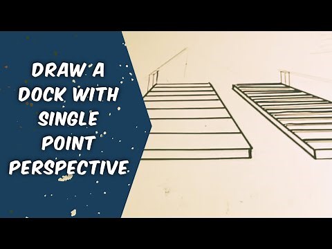 How to Draw a Dock (or 2!) with Single Point Perspective