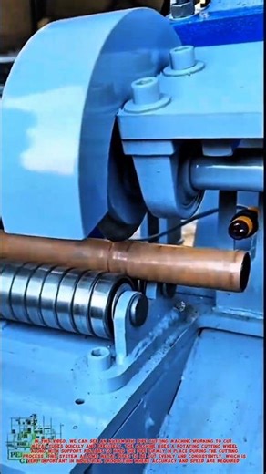 Automatic Pipe Cutting Machine | Precision Metal Tube Cutting Process.