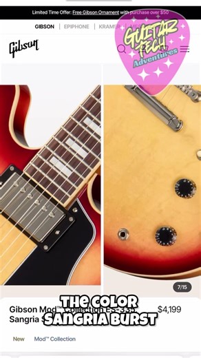 🔥 Same Price, One-Off Color: Sangria Burst ES-335 👀
