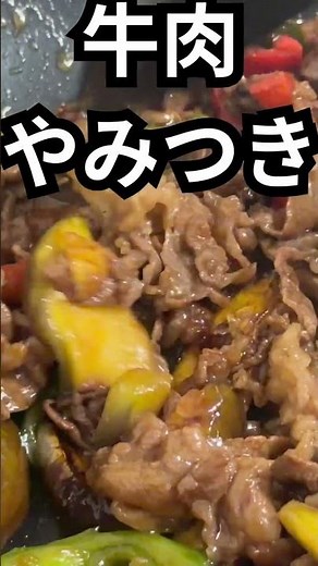 なすがとろける！牛肉となすとピーマンの甘辛炒め🍆🥩ご飯が止まらない