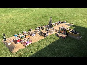 2021 Backyard Firework Show Setup