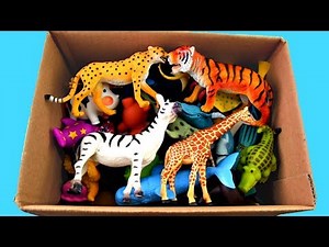 Lots of Zoo Wild Animals/Real Safari Videos And Schleich Toys For Children