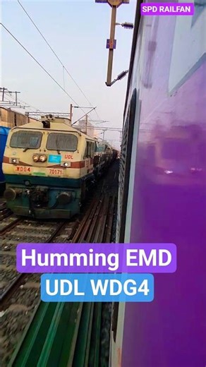 EMD Locomotive Humming. | UDL WDG4 preparing to haul freight at Sodpur Siding Yard