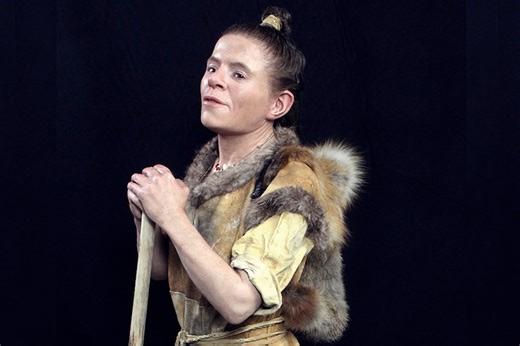 Stunning 3D image recreates real Stone Age woman 'who wore moose brains'