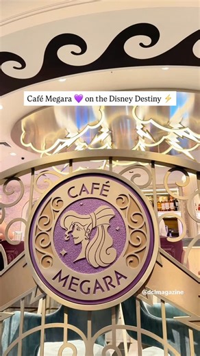 Disney Cruise Line Magazine on Instagram: "We won’t say we’re in 💓love💓 with café Megara… But we are. 🤷🏻‍♀️ Make sure to follow us @dclmagazine @wdwmagazine so you don’t miss a moment of our sailing this week! Want more Disney Cruise Magic?? 🪄 ➡️ Comment “FLOAT TEST” and we’ll send you a link to our DISNEY CRUISE MAGAZINE! 💌📬 Thanks to @disneycruiseline for hosting us aboard the #disneydestiny 🙌 #disneycruise #disneycruiseline #disn