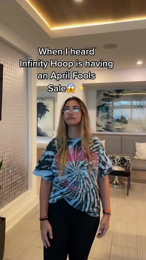 The April Fools Sale is here, but we promise it’s no joke! Get your Infinity Hoop for $ off today! #InfinityHoop #InstaxChallenge #AprilFirst
