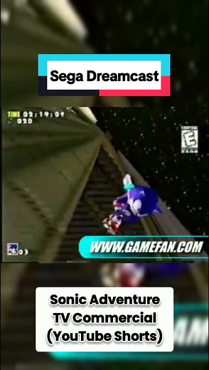 Sega Dreamcast | Sonic Adventure (1999) | TV Commercial (YouTube Shorts) | #1999videogame #1999videogames #25thanniversary #25yearsago #25yearsagotoday #90sgames #90sgaming #90svideogames #alsoondailymotion #alsooninstagram #alsoontwitter #alsoonyoutube #bdjoe #bdjoecrazytaxi #charactersinvideogames #commercial #commercials #crazytaxi #crazytaxibdjoe #crazytaxigame #dailymotion #dailymotionvideo #dreggman #dreamcast #dreamcastcommercial #dreamcastcommercials #dreamcastgames #dreamcastsonic #drea