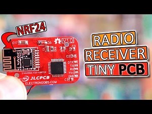 Small Radio Receiver Board | NRF24 + Arduino