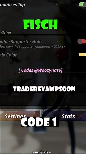 All New Fisch Codes ROBLOX