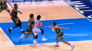 That's a free lane for SJ Belangel! #StartWithPDAX Catch the repeat telecasts of the UAAP games on One Sports and the Varsity Channel on Cignal, or stream these channels live on Cignal Play. Download on the App Store or Google Play. #UAAPSeason84 #FullyAlive #ChampionsForLife | One Sports