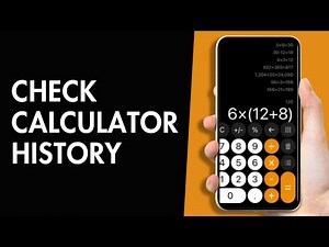 How to Look at Calculator's History on Android