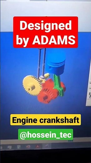 analyzing crankshaft rotation in msc adams