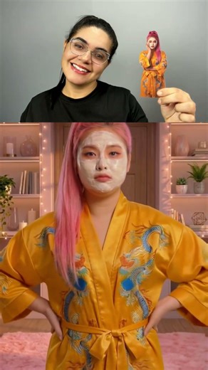 HG REACT Taking a bath with fat Rumi is my solo concert 🎤 #shorts #kpop