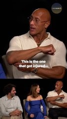 You'll never guess how Dwayne Johnson injured his elbow filming 'The Smashing Machine'