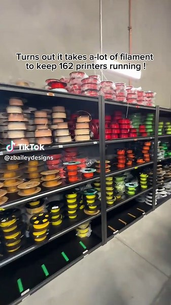 Managing Filament Supply for a 3D Print Farm