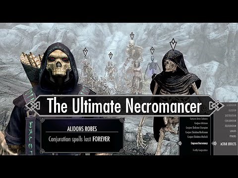 The ULTIMATE Conjuration Build - How to Become an OP Necromancer in Skyrim Anniversary Edition